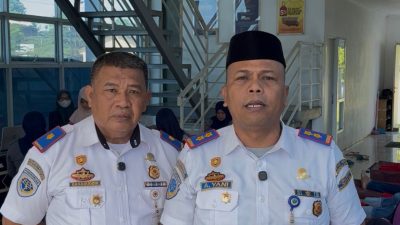 Wassatpel UPPKB Somba Opu, Bahar Simbo dan Wassatpel UPPKB Pallangga, Ahmad Yani saat diwawancarai media.