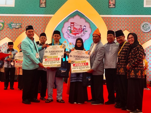 Khafilah Sulsel Juara Umum III pada FASI di Palembang, Andi Sudirman Ucapkan Selamat