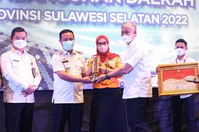 Kabupaten Pinrang Raih Peringkat Terbaik 3 Penghargaan Pembangunan Daerah