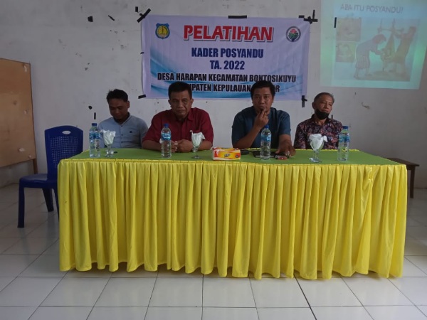 Pemerintah Desa Harapan Menggelar Pelatihan Kader Posyandu