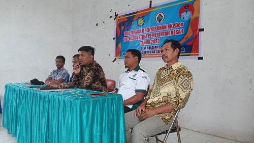 Pemdes Harapan Laksanakan Musyawarah Penyusunan RKPDes 2023