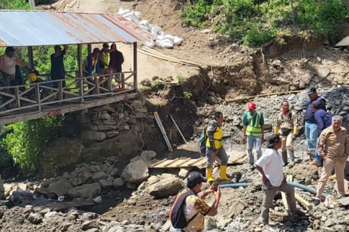 Jalan dan Jembatan Ruas Letta – Kariango Progres 20 Persen