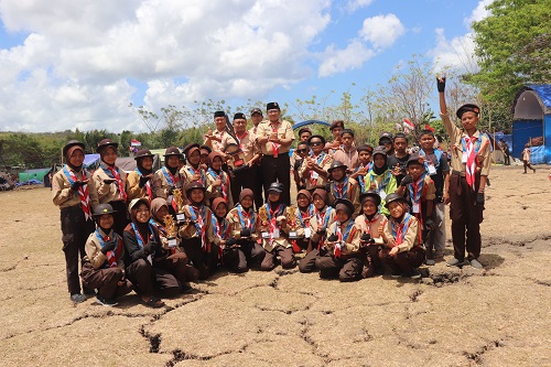 Kejari Selayar Tutup Kegiatan Perkemahan di Bontoharu