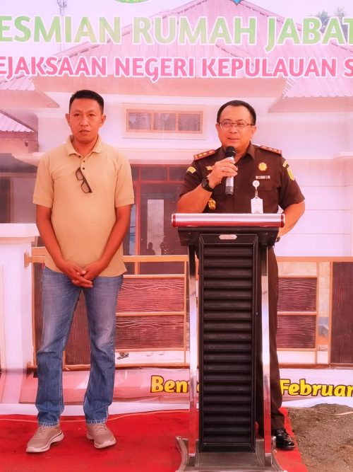 Basli Ali Resmikan Rumah Jabatan Kajari Selayar Senilai Rp1 M