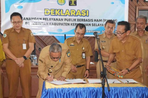 Sekda Selayar Canangkan Layanan Publik Berbasis HAM