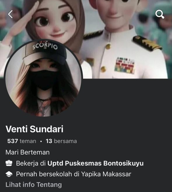 Akun Palsu Venti Sundari