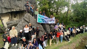 GenPi Maros Gelar Explore Adventure di Istana Karst Bontolempangan