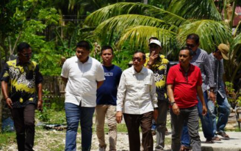 Yusril Mahendra Dampingi Hamka B Kady Tinjau Program Pelaksanaan Program BSPS di Bontobangun Selayar