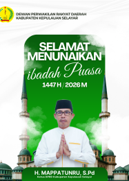 Pimpinan dan Anggota DPRD Selayar Kirim Pesan Damai di Bulan Suci Ramadan