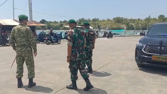 Dandim Selayar Sidak Arus Balik Lebaran 1447 H
