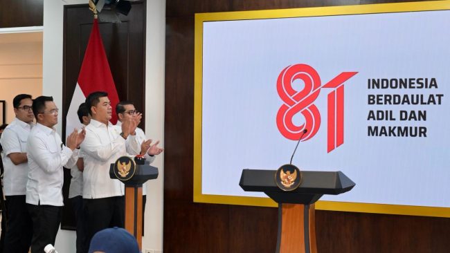 Pemerintah Resmi Luncurkan Logo HUT Ke-81 Kemerdekaan RI