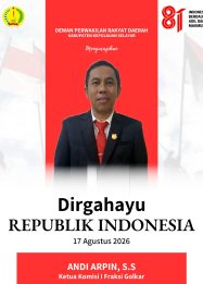 Ketua Komisi I DPRD Kabupaten Kepulauan Selayar Andi Arpin