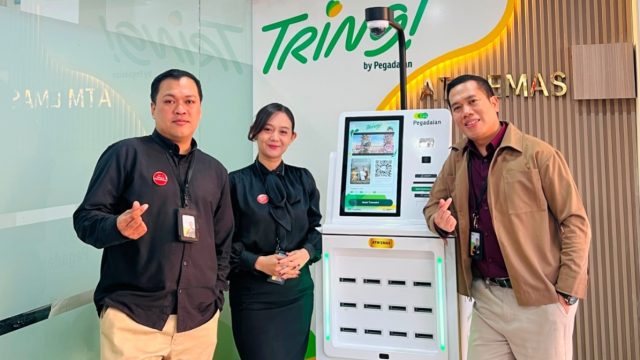Pegadaian Kanwil VI SulSelBarRa Maluku terus memperkuat transformasi layanan melalui integrasi AI, aplikasi Tring! dan ATM Emas. Langkah ini menjadi upaya menghadirkan layanan emas yang lebih mudah, personal, aman, sekaligus mendorong literasi dan ketahanan ekonomi masyarakat di Sulawesi dan Maluku. (foto/hmspegadaian)